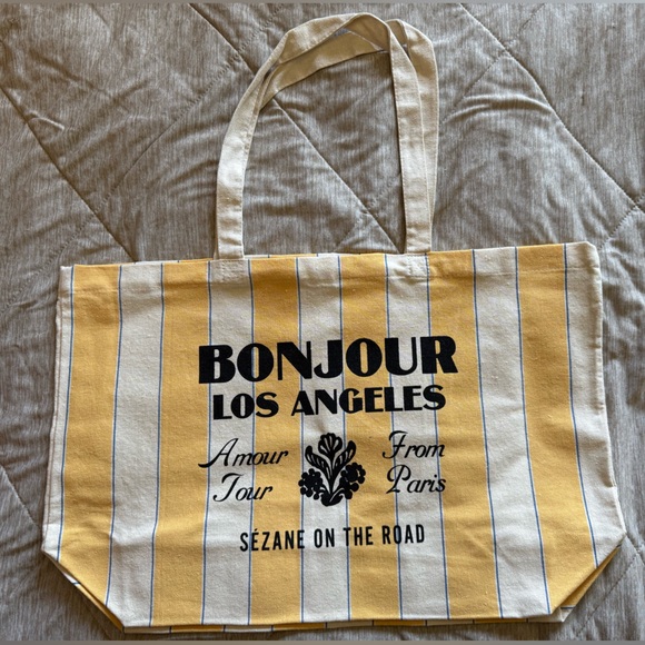 Sezane Handbags - Sezane Bonjour Los Angeles Tote